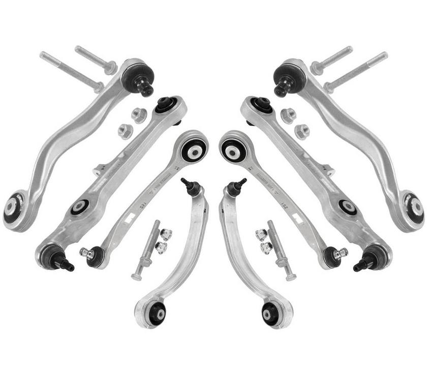 Audi Suspension Control Arm Kit - Front (8 Pieces) 8E0407694AL - Lemfoerder 3089273KIT